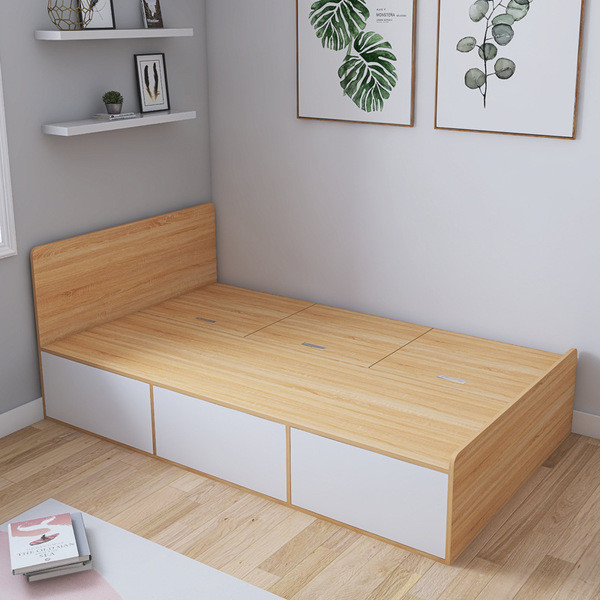 Giường gỗ thông minh 80cmx2m có hộc chứa đồ